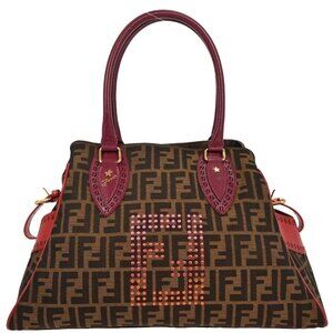 Fendi Brown Zucca Etnico Handbag